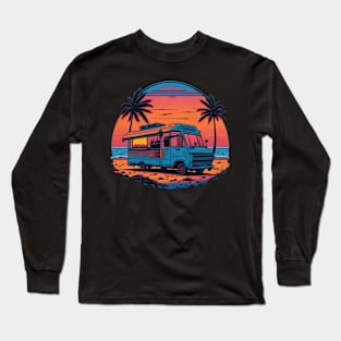 sunset traveling Long Sleeve T-Shirt